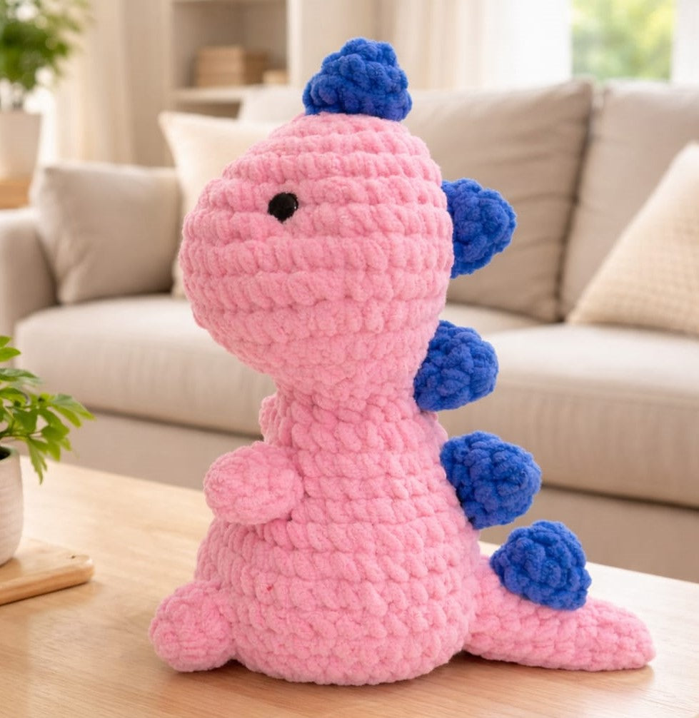 Handmade Crochet Dino Toy