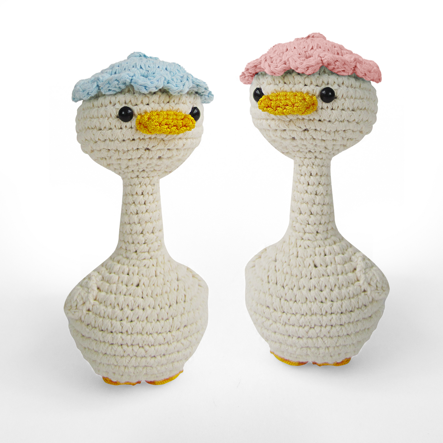 Handmade Crochet Duck Bag charm