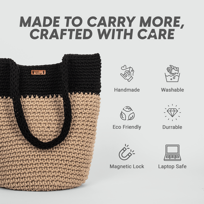 Handmade crochet Tote Bag