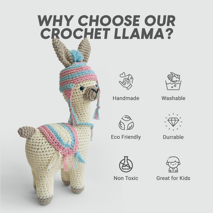 Handcrafted Llama Toy