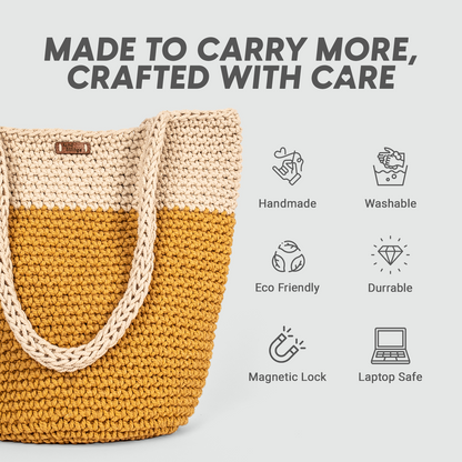 Handmade crochet Tote Bag