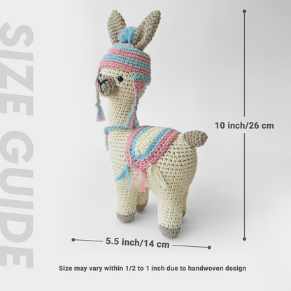 Handcrafted Llama Toy