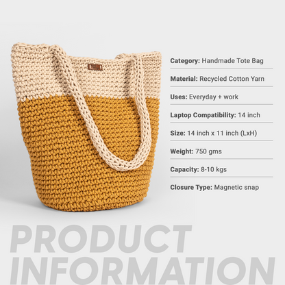 Handmade crochet Tote Bag