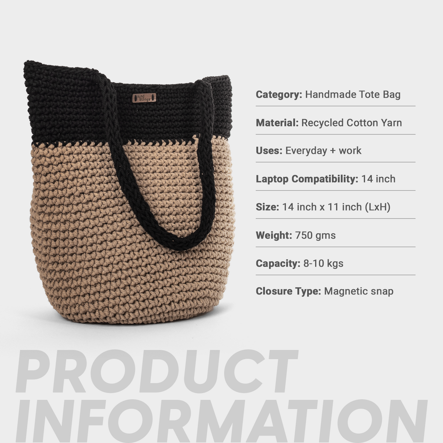 Handmade crochet Tote Bag