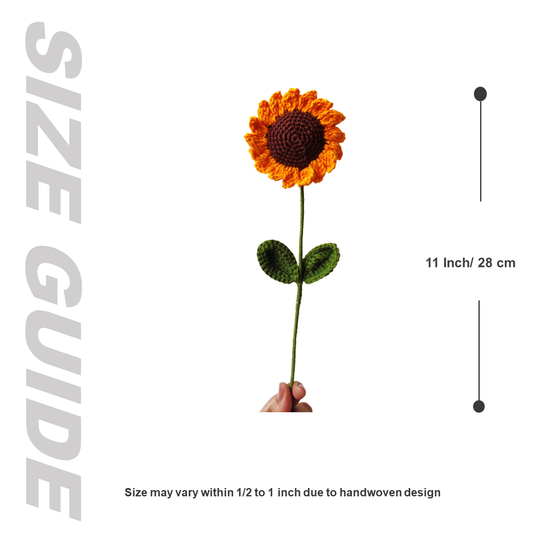 Handmade Crochet Sunflower