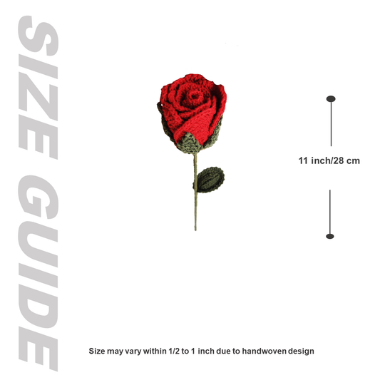 Handmade Crochet Rose