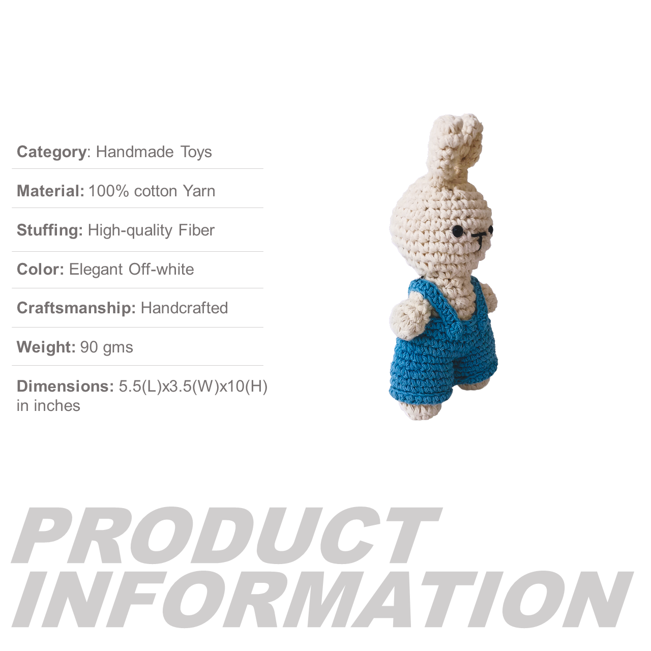 Handmade Crochet Bunny toys