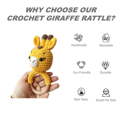 Crochet Giraffe Rattle