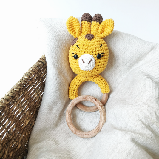 Crochet Giraffe Rattle