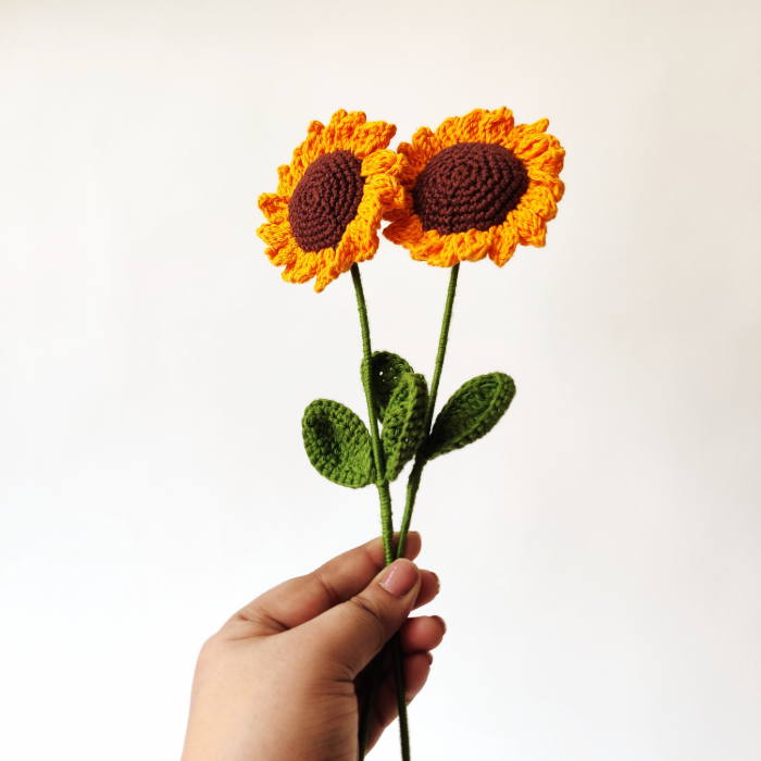 Handmade Crochet Sunflower