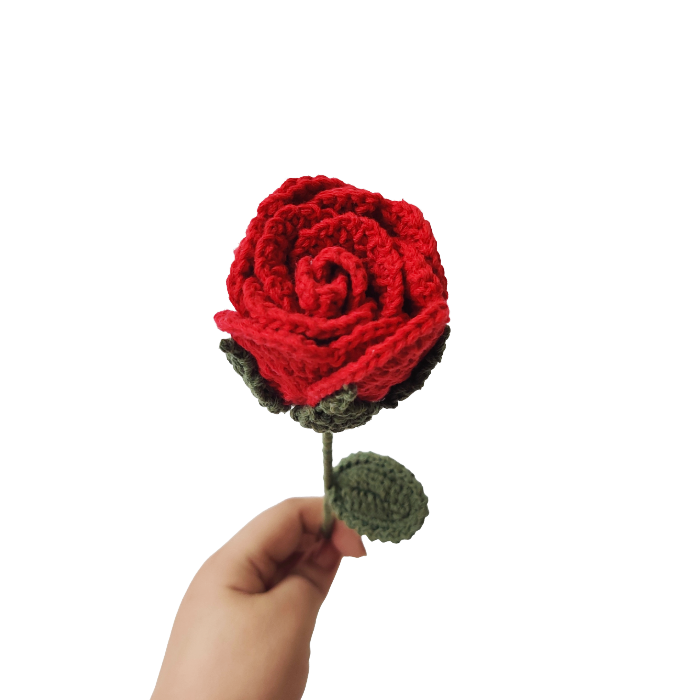 Handmade Crochet Rose