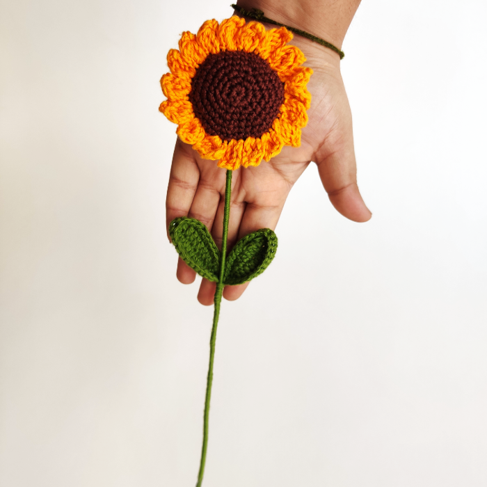 Handmade Crochet Sunflower