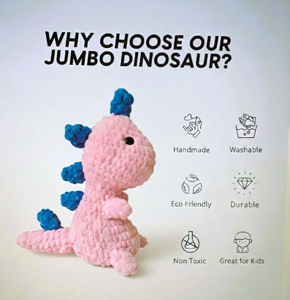 Handmade Crochet Dino Toy