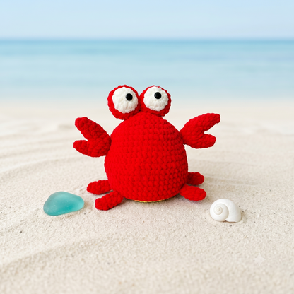 Handmade Crochet Crab