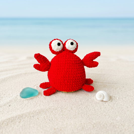 Handmade Crochet Crab